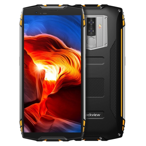 

[HK Stock] Blackview BV6800 Pro Rugged Phone, 4GB+64GB, IP68 Waterproof Dustproof Shockproof, 6580mAh Battery, Face ID & Fingerprint Identification, 5.7 inch Android 8.0 MTK6750T Octa Core up to 1.5GHz, NFC, Wireless Charging, Network: 4G(Yellow)