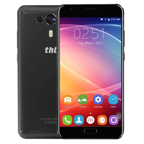 

THL Knight 1, 3GB+32GB, Dual Back Cameras, Fingerprint Identification, 5.5 inch 2.5D Android 7.0 MTK6750T Octa Core up to 1.5GHz, Network: 4G, OTG, Dual SIM(Black)