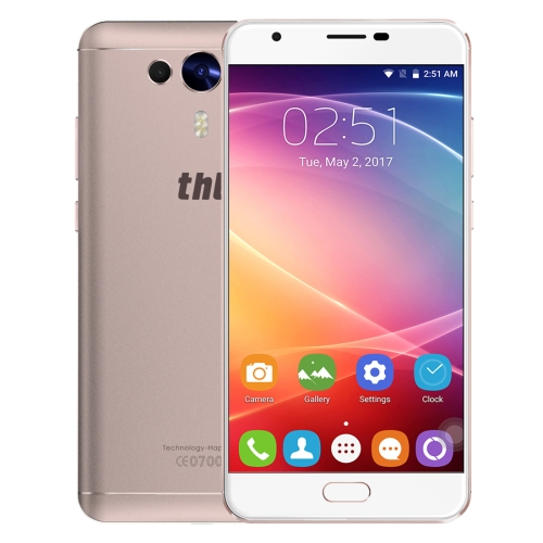 

THL Knight 1, 3GB+32GB, Dual Back Cameras, Fingerprint Identification, 5.5 inch 2.5D Android 7.0 MTK6750T Octa Core up to 1.5GHz, Network: 4G, OTG, Dual SIM(Gold)