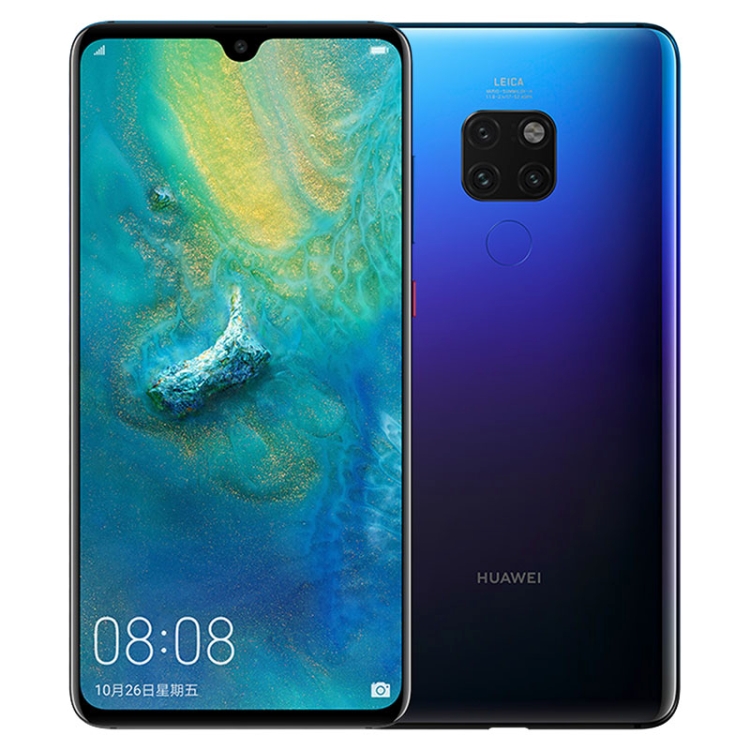 Huawei Mate 20, 6GB+64GB, China Version, Triple Back Cameras, 4000mAh Battery, Fingerprint Identification, 6.53 inch EMUI 9.0.0 (Android 9.0) HUAWEI Kirin 980 Octa Core, 2 x Cortex A76 2.6GHz+ 2 x Cortex A76 1.92GHz + 4 x Cortex A55 1.8GHz, Network: 4G, O
Huawei Mate 20, 6GB+64GB, China Version, Triple Back Cameras, 4000mAh Battery, Fingerprint Identification, 6.53 inch EMUI 9.0.0 (Android 9.0) HUAWEI Kirin 980 Octa Core, 2 x Cortex A76 2.6GHz+ 2 x Cortex A76 1.92GHz + 4 x Cortex A55 1.8GHz, Network: 4G, O