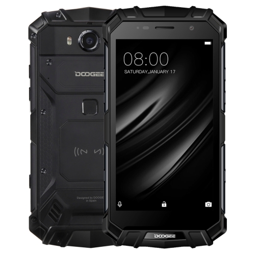 

[HK Stock] DOOGEE S60 Lite Triple Proofing Phone, 4GB+32GB, IP68 Waterproof Dustproof Shockproof, 5580mAh Battery, Fingerprint Identification, 5.2 inch Android 7.0 MTK6750T Octa Core up to 1.5GHz, Network: 4G, NFC, OTA, Wireless Charge(Black)