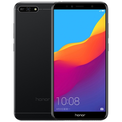 

Huawei Honor 7A AUM-AL00, 2GB+32GB,China Version, Face Identification, 5.7 inch EMUI 8.0 (Android 8.0) Qualcomm Snapdragon 430 Octa Core, 4 x 1.4GHz + 4 x 1.1GHz, Network: 4G(Black) Support Google Play