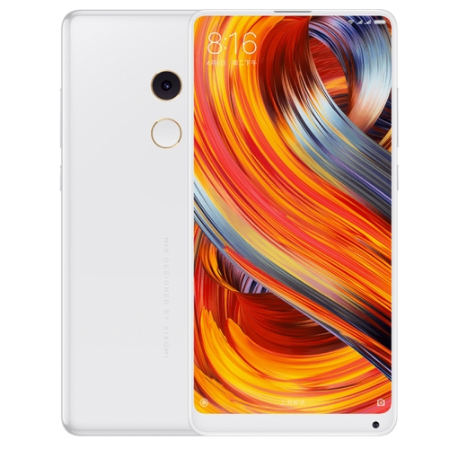 

Xiaomi MI MIX 2, 8GB+128GB, Ultrasonic Distance Sensor, Fingerprint Identification, QC 3.0, Unibody Ceramic, 5.99 inch Full Screen, Qualcomm Snapdragon 835 Octa Core up to 2.45GHz, Network: 4G(White)