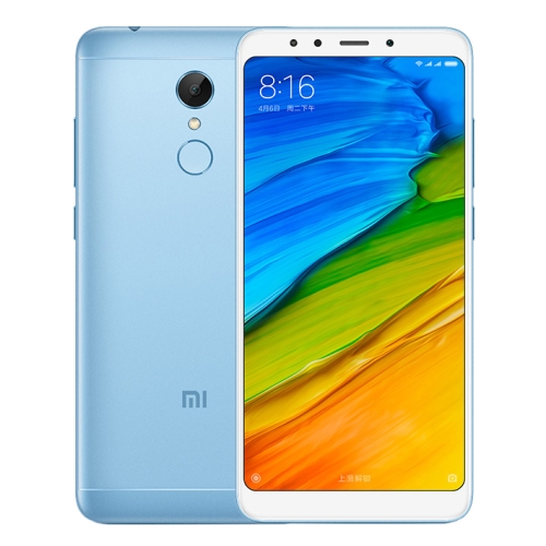 

[HK Stock] Xiaomi Redmi 5, 3GB+32GB, Global Official Version, Fingerprint Identification, 5.7 inch MIUI 9.0 Qualcomm Snapdragon 450 Octa Core up to 1.8GHz, Network: 4G, Dual SIM(Baby Blue)