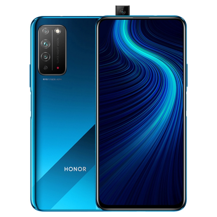 Huawei Honor X10 5G, 6GB+128GB, China Version, Triple Back Cameras + Lifting Front Camera, 4300mAh Battery, Fingerprint Identification, 6.63 inch MagicUI3.1.1 Android 10.0 HUAWEI Kirin 820 Octa Core, Network: 5G, OTG, Not Support Google Play(Blue)
Huawei Honor X10 5G, 6GB+128GB, China Version, Triple Back Cameras + Lifting Front Camera, 4300mAh Battery, Fingerprint Identification, 6.63 inch MagicUI3.1.1 Android 10.0 HUAWEI Kirin 820 Octa Core, Network: 5G, OTG, Not Support Google Play(Blue)