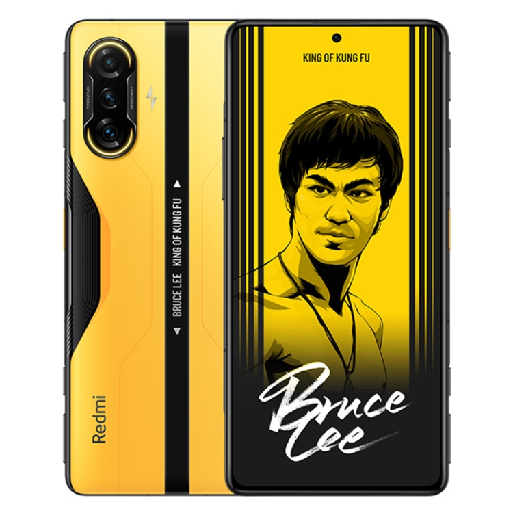 Xiaomi Redmi K40 Gaming Bruce Lee Edition 5G, 64MP Camera, 12GB+256GB, Triple Back Cameras, 5065mAh Battery, Side Fingerprint Identification, 6.67 inch Pole Notch MIUI 12.5 (Android 11) Dimensity 1200 Octa Core 6nm up to 3.0GHz, Network: 5G, Dual SIM, NFC
Xiaomi Redmi K40 Gaming Bruce Lee Edition 5G, 64MP Camera, 12GB+256GB, Triple Back Cameras, 5065mAh Battery, Side Fingerprint Identification, 6.67 inch Pole Notch MIUI 12.5 (Android 11) Dimensity 1200 Octa Core 6nm up to 3.0GHz, Network: 5G, Dual SIM, NFC