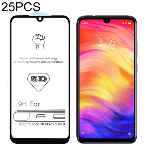 25 PCS 9H 5D Full Glue Full Screen Tempered Glass Film for Xiaomi Redmi Note 7
25 PCS 9H 5D Full Glue Full Screen Tempered Glass Film for Xiaomi Redmi Note 7
