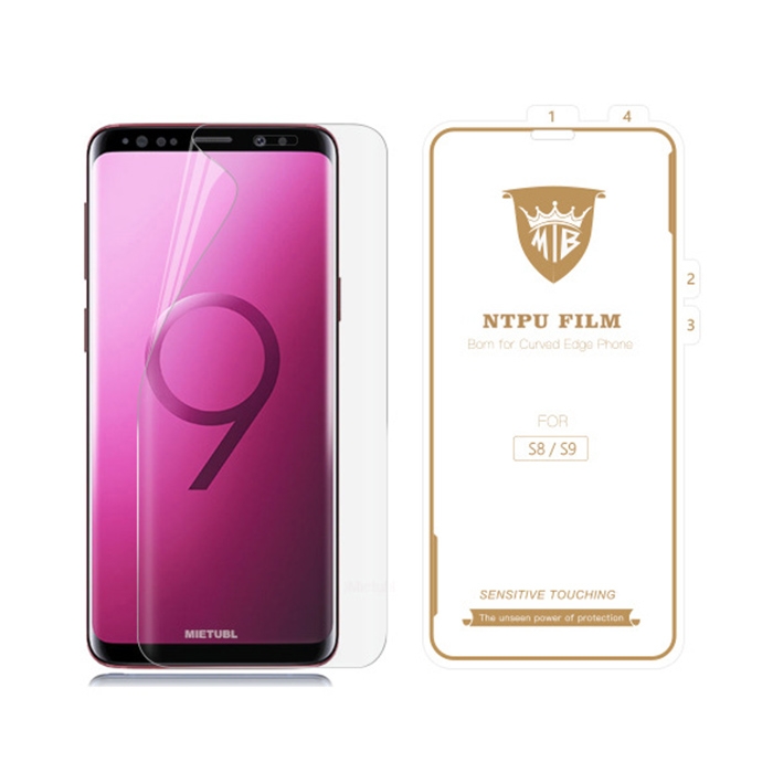 MIETUBL 0.15mm Curved Full Screen Protector Hydrogel Film Front Protector for Galaxy S8 / S9 
MIETUBL 0.15mm Curved Full Screen Protector Hydrogel Film Front Protector for Galaxy S8 / S9