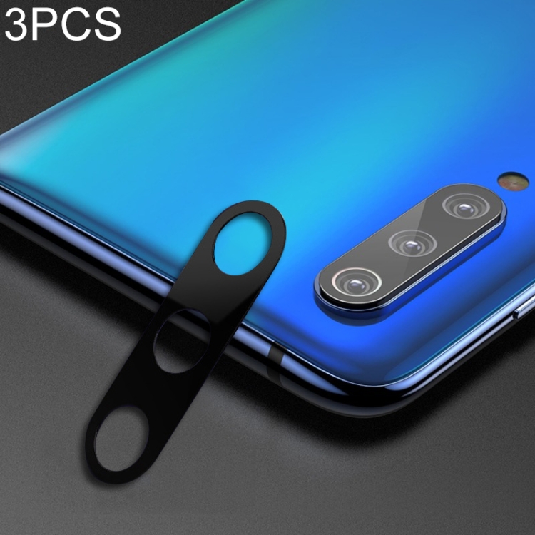 3 PCS 10D Full Coverage Mobile Phone Metal Rear Camera Lens Protection Ring Cover for Xiaomi Mi 9 (Black)
3 PCS 10D Full Coverage Mobile Phone Metal Rear Camera Lens Protection Ring Cover for Xiaomi Mi 9 (Black)