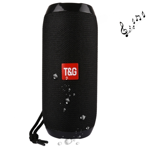

T&G TG117 Portable Bluetooth Stereo Speaker, with Built-in MIC, Support Hands-free Calls & TF Card & AUX IN & FM, Bluetooth Distance: 10m(Black)
