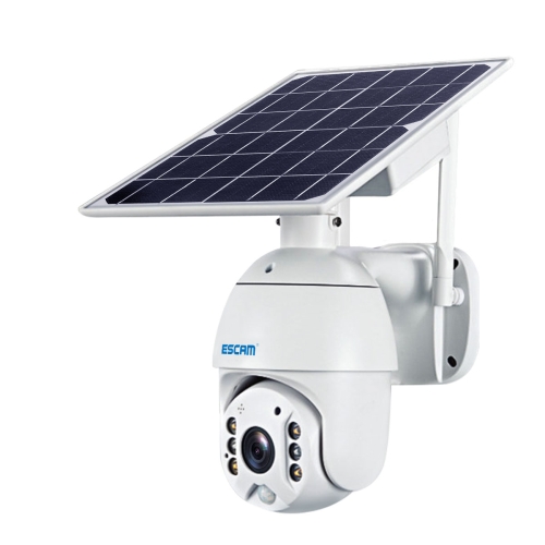 ESCAM QF480 EU Version HD 1080P IP66 Waterproof 4G Solar Panel PT IP Camera with Battery, Support Night Vision / Motion Detection / TF Card / Two Way Audio (White)
ESCAM QF480 EU Version HD 1080P IP66 Waterproof 4G Solar Panel PT IP Camera with Battery, Support Night Vision / Motion Detection / TF Card / Two Way Audio (White)