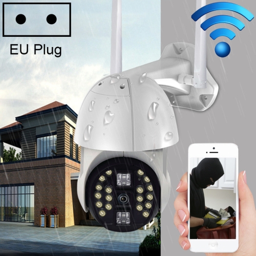 Q20 Outdoor Waterproof Mobile Phone Remotely Rotate Wireless WiFi HD Camera, Support Three Modes of Night Vision & Motion Detection Video / Alarm & Recording, EU Plug
Q20 Outdoor Waterproof Mobile Phone Remotely Rotate Wireless WiFi HD Camera, Support Three Modes of Night Vision & Motion Detection Video / Alarm & Recording, EU Plug