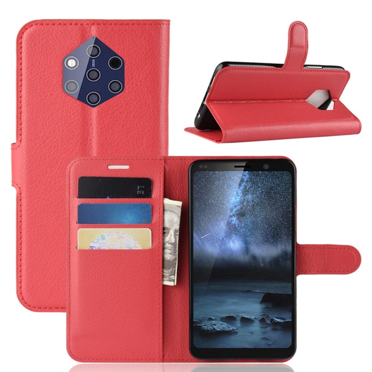 Litchi Texture Horizontal Flip PU Leather Case with Magnetic Buckle & Holder & Card Slots & Wallet For Nokia 9PureView (Red)
Litchi Texture Horizontal Flip PU Leather Case with Magnetic Buckle & Holder & Card Slots & Wallet For Nokia 9PureView (Red)