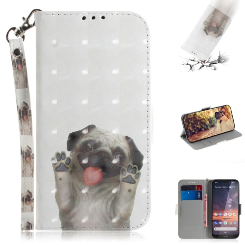 3D Colored Drawing Dog Pattern Horizontal Flip Leather Case for Nokia 3.2, with Holder & Card Slots & Wallet
3D Colored Drawing Dog Pattern Horizontal Flip Leather Case for Nokia 3.2, with Holder & Card Slots & Wallet