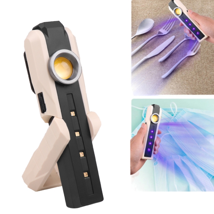 1902C 3 Lighting Mode Flashlight Rechargeable Lantern Disinfection Light UVA+UVC Antisepsis Lamp
1902C 3 Lighting Mode Flashlight Rechargeable Lantern Disinfection Light UVA+UVC Antisepsis Lamp