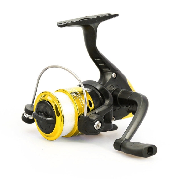 JL200 Plating Plastic 3 Ball Bearings Handle Fishing Spinning Reel with Transparent Lines(Gold)
JL200 Plating Plastic 3 Ball Bearings Handle Fishing Spinning Reel with Transparent Lines(Gold)