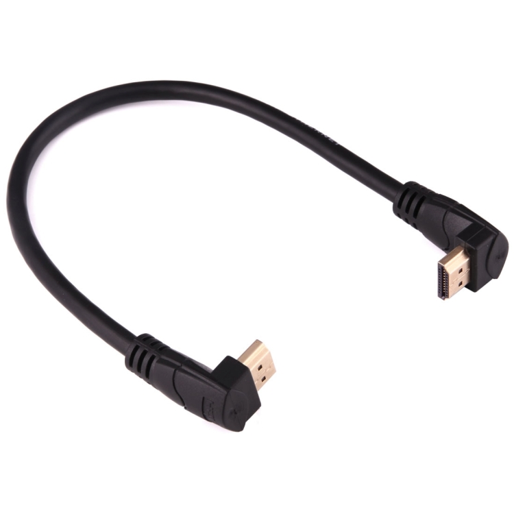 30cm 4K*2K HDMI 2.0 Version High Speed 270 Degree Right Angle HDMI Male to 270 Degree Right Angle HDMI Male Cable with Ethernet(Black)
30cm 4K*2K HDMI 2.0 Version High Speed 270 Degree Right Angle HDMI Male to 270 Degree Right Angle HDMI Male Cable with Ethernet(Black)
