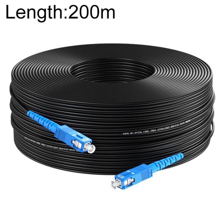Triple Steel Wire Long Range Outdoor Fiber Optic Drop Cable Patch Jumper with SC Connector, Cable Length: 200m
Triple Steel Wire Long Range Outdoor Fiber Optic Drop Cable Patch Jumper with SC Connector, Cable Length: 200m
