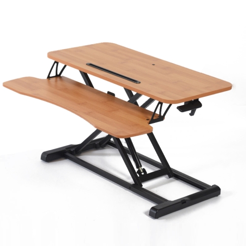 Foldable Standing and Liftable Computer Desk Workbench(Bamboo Wood Grain Color)
Foldable Standing and Liftable Computer Desk Workbench(Bamboo Wood Grain Color)