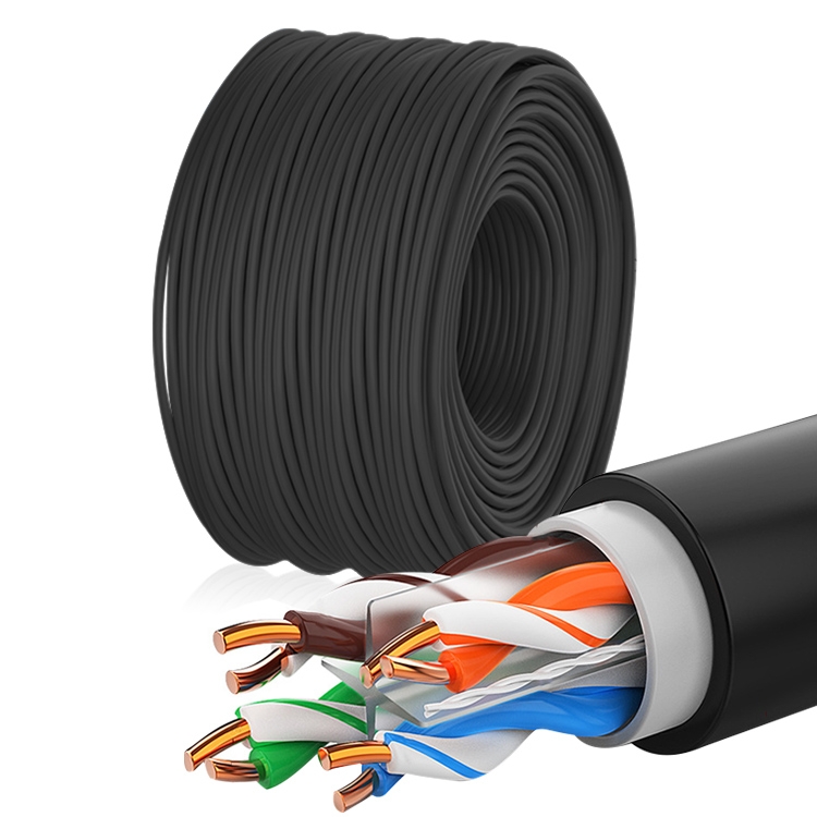 NUOFUKE 056 Outdoor Monitoring CAT 6E 8 Core Oxygen-Free Copper Gigabit Home Network Cable, Cable Length: 300m(Black)
NUOFUKE 056 Outdoor Monitoring CAT 6E 8 Core Oxygen-Free Copper Gigabit Home Network Cable, Cable Length: 300m(Black)