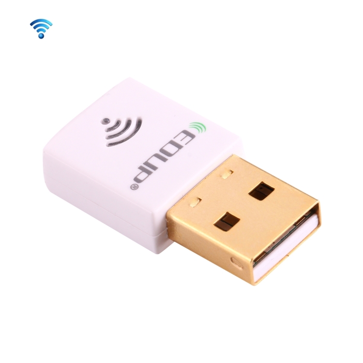 EDUP EP-AC1619 Mini Wireless USB 600Mbps 2.4G / 5.8Ghz 150M+433M Dual Band WiFi Network Card for Nootbook / Laptop / PC(White)
EDUP EP-AC1619 Mini Wireless USB 600Mbps 2.4G / 5.8Ghz 150M+433M Dual Band WiFi Network Card for Nootbook / Laptop / PC(White)