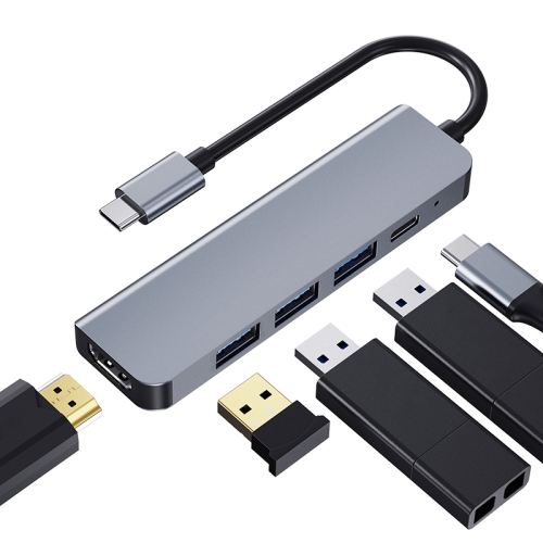 2008N 5 In 1 USB 3.0 x3 + HDMI + PD Multi-function Intelligent Type-C / USB-C HUB Docking Station
2008N 5 In 1 USB 3.0 x3 + HDMI + PD Multi-function Intelligent Type-C / USB-C HUB Docking Station