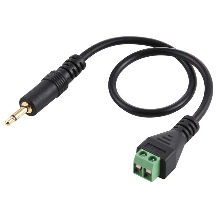 3.5mm Male to 2 Pin Pluggable Terminals Solder-free Connector Solderless Connection Adapter Cable, Length: 30cm
3.5mm Male to 2 Pin Pluggable Terminals Solder-free Connector Solderless Connection Adapter Cable, Length: 30cm