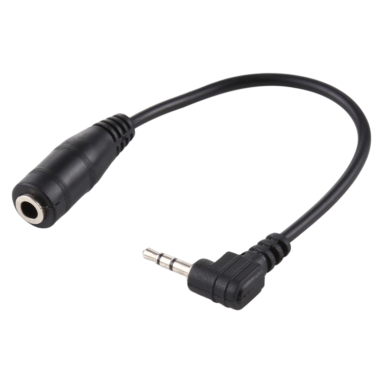 2.5mm Right Angle Male Plug to 3.5mm Female Jack Stereo AUX Audio DC Power Adapter Converter Cable, Length: 14cm
2.5mm Right Angle Male Plug to 3.5mm Female Jack Stereo AUX Audio DC Power Adapter Converter Cable, Length: 14cm