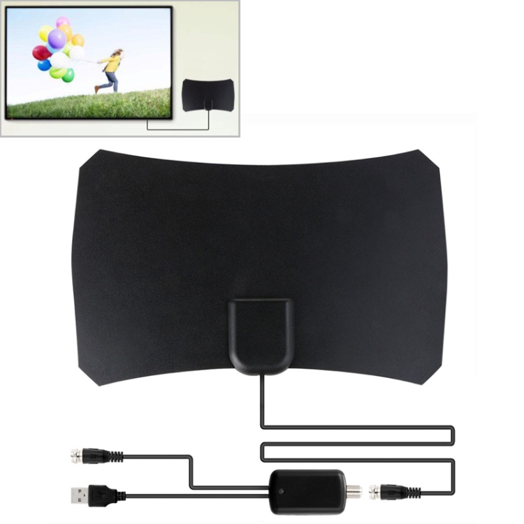 50 Miles Range 25dBi High Gain Digital Indoor HDTV Antenna with 3m Coaxial Cable
50 Miles Range 25dBi High Gain Digital Indoor HDTV Antenna with 3m Coaxial Cable