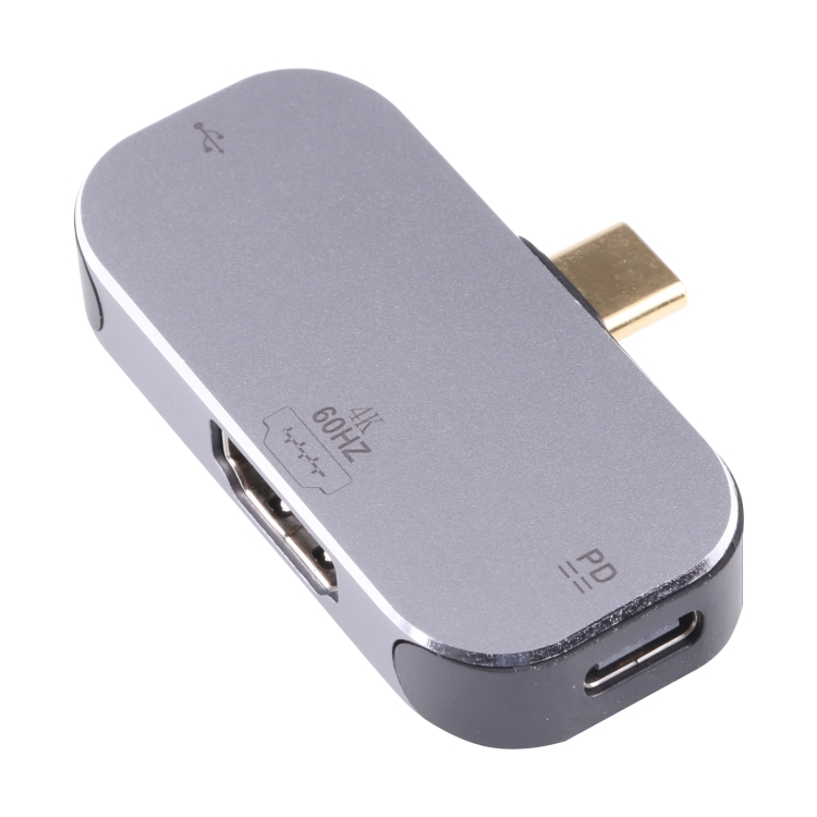 3 in 1 USB-C / Type-C Male to Dual USB-C / Type-C + 4K 60Hz HDMI Female Adapter
3 in 1 USB-C / Type-C Male to Dual USB-C / Type-C + 4K 60Hz HDMI Female Adapter