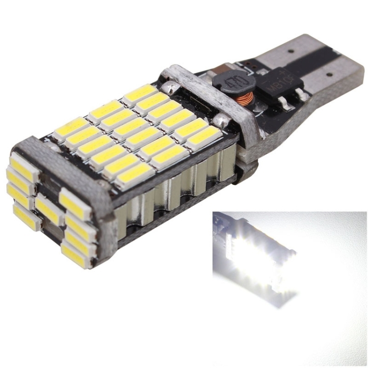 2 PCS T15 W16W 9W 450LM White Light 45 LED 4014 SMD Car Brake Light Reverse Lamp Parking Light Bulb, DC 12V
2 PCS T15 W16W 9W 450LM White Light 45 LED 4014 SMD Car Brake Light Reverse Lamp Parking Light Bulb, DC 12V