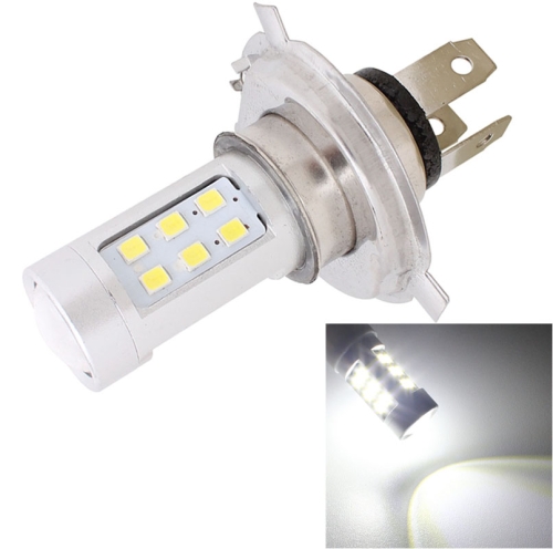 

H4 4.2W 630LM White Light 21 LED 2835 SMD Car Headlamp Bulb, Constant Current, DC 12-24V