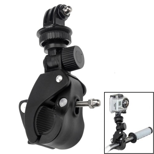 

ST-93 Universal Bicycle Mount Clip for GoPro NEW HERO /HERO6 /5 Session /5 /4 Session /4 /3+ /3 /2 /1, Xiaoyi Sport Cameras(Black)