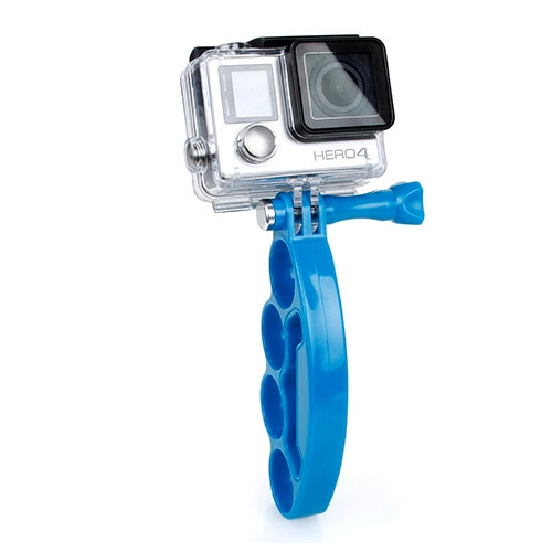 

HR239 TMC Knuckles Fingers Grip with Thumb Screw for GoPro NEW HERO /HERO6 /5 /5 Session /4 Session /4 /3+ /3 /2 /1, Xiaoyi and Other Action Cameras(Blue)