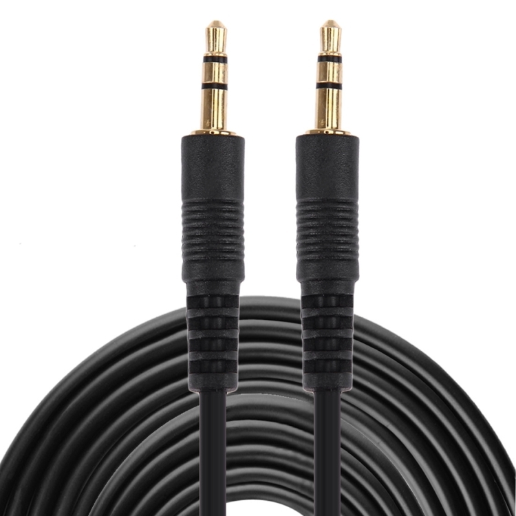 Aux Cable, 3.5mm Male Mini Plug Stereo Audio Cable, Length: 10m (Black + Gold Plated Connector)
Aux Cable, 3.5mm Male Mini Plug Stereo Audio Cable, Length: 10m (Black + Gold Plated Connector)