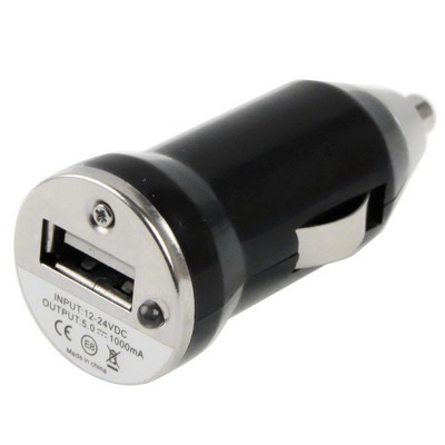 

Mini USB Car Charger for iPhone 6 & 6 Plus, 5 & 5S & 5C, 4 & 4S, 3G & 3GS, iPod Touch(Black)