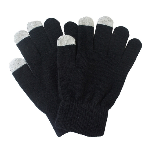

Dot Gloves of Touch Screen, For iPhone, Galaxy, Huawei, Xiaomi, HTC, Sony, LG and other Touch Screen Devices(Black)