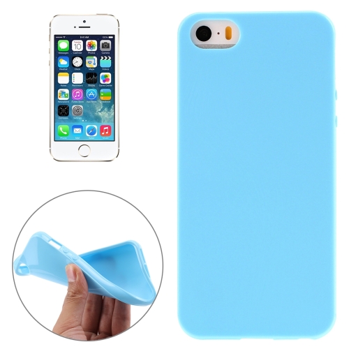 

For iPhone 5 & 5S Smooth TPU Case (Blue)
