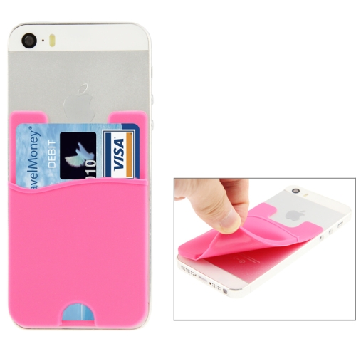 Smart Wallet Silicone Card Pocket, For iPhone, Galaxy, Huawei, Xiaomi, LG, HTC and Other Smart Phones(Pink)
Smart Wallet Silicone Card Pocket, For iPhone, Galaxy, Huawei, Xiaomi, LG, HTC and Other Smart Phones(Pink)