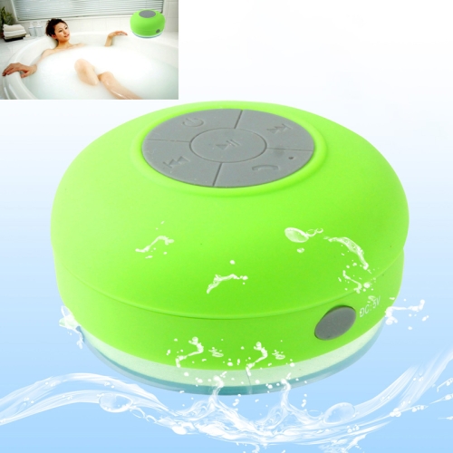 

Mini Waterproof Bluetooth ISSC3.0 Speaker for iPad / iPhone / Other Bluetooth Mobile Phone, Support Handfree Function, Waterproof Level: IPX4, BTS-06(Green)