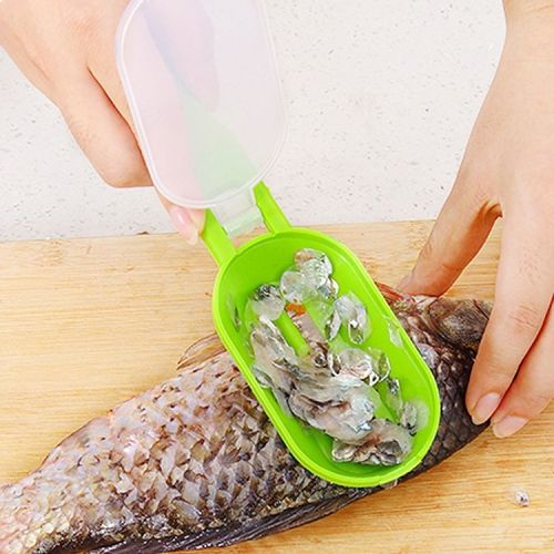 Kitchen Essential Household Plastic Fish Scraper Fish Scale Planing Knife with Cover
Kitchen Essential Household Plastic Fish Scraper Fish Scale Planing Knife with Cover
