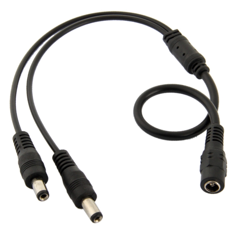 5.5mm x 2.1mm DC Power Female Barrel to 2 Male Barrel Connector Cable for LED Light Controller, Length: 35cm
5.5mm x 2.1mm DC Power Female Barrel to 2 Male Barrel Connector Cable for LED Light Controller, Length: 35cm