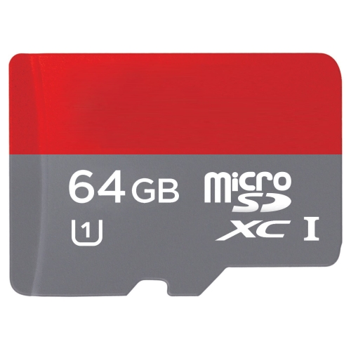 

64GB High Speed Class 10 TF/Micro SDHC UHS-1(U1) Memory Card, Write: 15mb/s, Read: 30mb/s (100% Real Capacity)(Black)