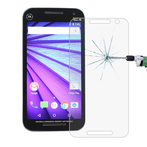 For Motorola Moto G (3rd gen) 0.26mm 9H+ Surface Hardness 2.5D Explosion-proof Tempered Glass Film
For Motorola Moto G (3rd gen) 0.26mm 9H+ Surface Hardness 2.5D Explosion-proof Tempered Glass Film