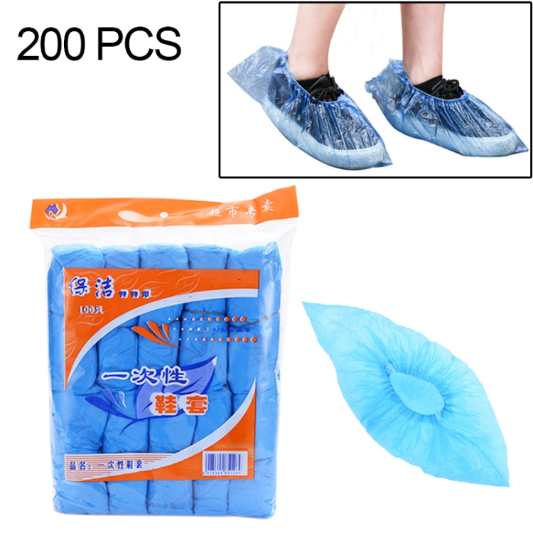 200 PCS Thicken Disposable Boots Shoe Covers Overshoe(Blue)
200 PCS Thicken Disposable Boots Shoe Covers Overshoe(Blue)