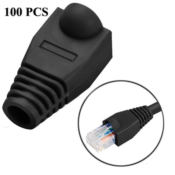 Network Cable Boots Cap Cover for RJ45, Black (100 pcs in one packaging , the price is for 100 pcs)(Black)
Network Cable Boots Cap Cover for RJ45, Black (100 pcs in one packaging , the price is for 100 pcs)(Black)