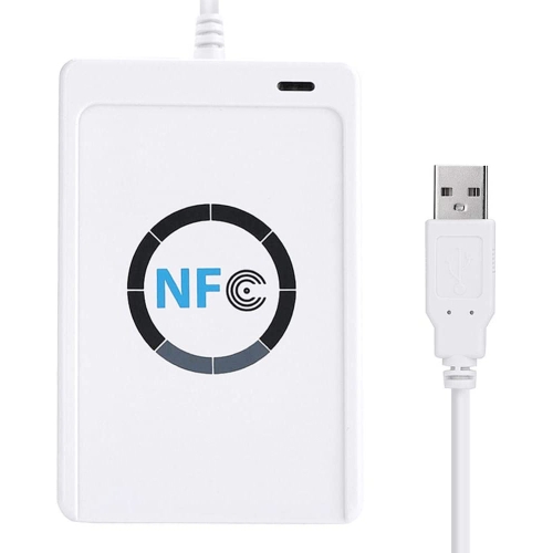 ACR122 NFC RFID USB Noncontact Smart Card Reader, Read Write Speed up to 212Kbps/242Kbps
ACR122 NFC RFID USB Noncontact Smart Card Reader, Read Write Speed up to 212Kbps/242Kbps