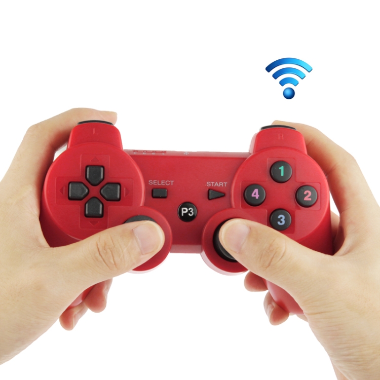Double Shock III Wireless Controller, Manette Sans Fil Double Shock III for Sony PS3, Has Vibration Action(with logo)(Red)
Double Shock III Wireless Controller, Manette Sans Fil Double Shock III for Sony PS3, Has Vibration Action(with logo)(Red)