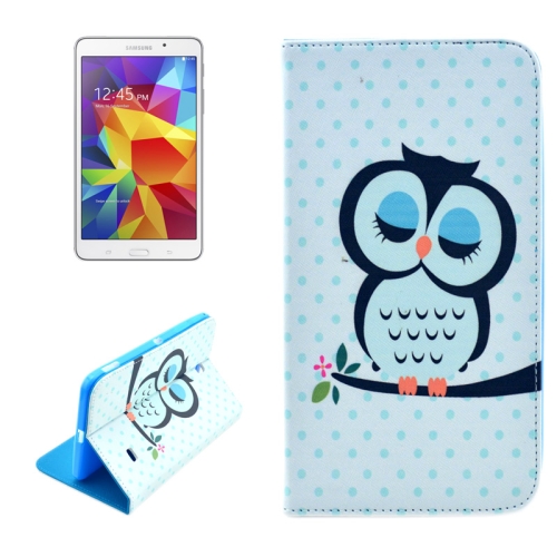 Owl Pattern Horizontal Flip Leather Case with Holder for Galaxy Tab 4 7.0 / SM-T230
Owl Pattern Horizontal Flip Leather Case with Holder for Galaxy Tab 4 7.0 / SM-T230