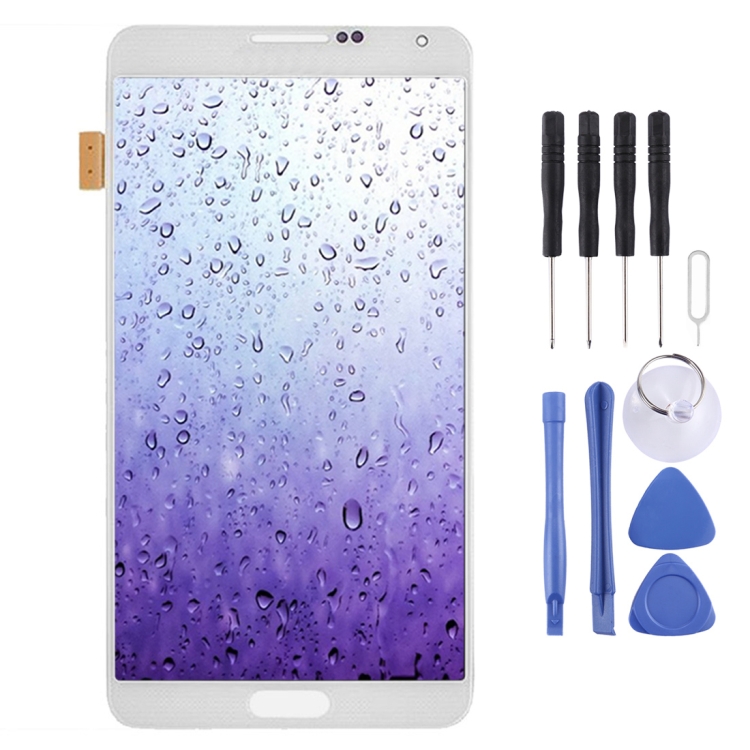Original LCD Screen and Digitizer Full Assembly for Galaxy Note III / N900(White)
Original LCD Screen and Digitizer Full Assembly for Galaxy Note III / N900(White)